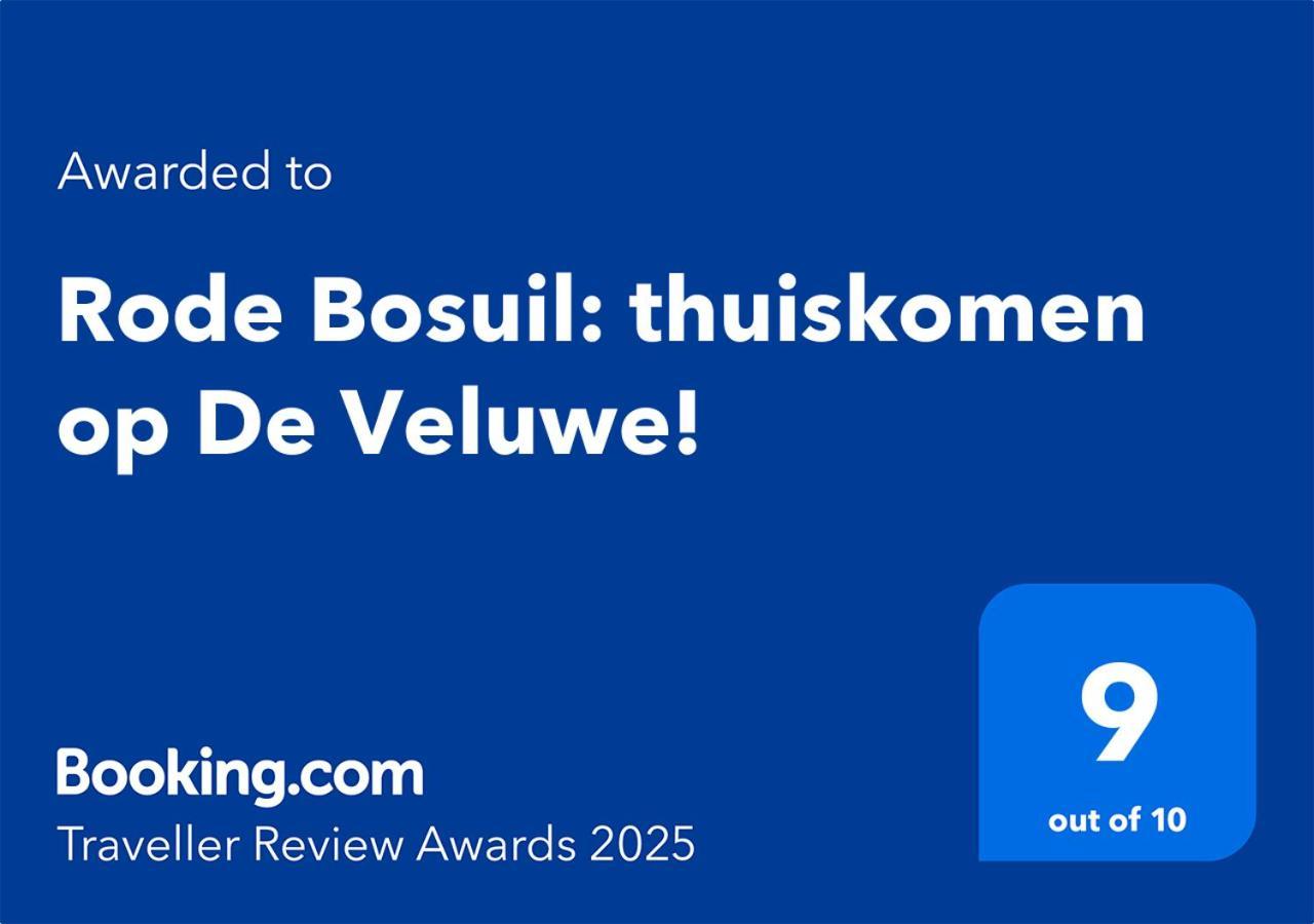 Rode Bosuil: Thuiskomen Op De Veluwe! Otterlo Exteriér fotografie